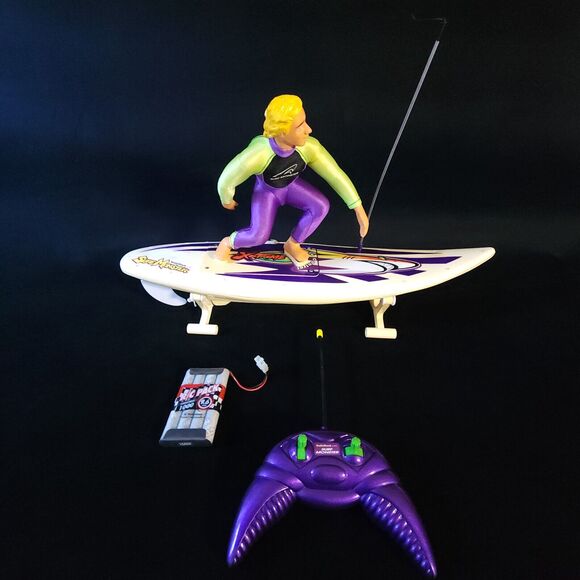 Vintage Radio Shack Radio Remote Control RC Surf Monster 60-4288 w/ Original Box - Picture 2 of 16